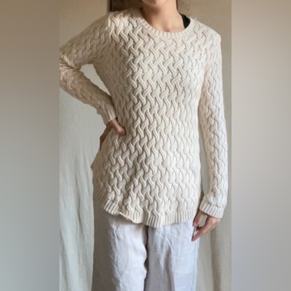 Cream knit sweater - Picture 4 of 5